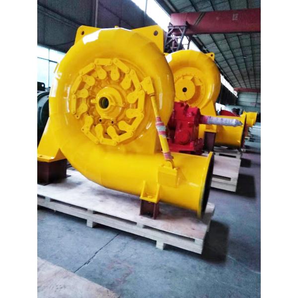 Stainless Steel Vertical Francis Hydro Turbine Generator 300KW-20MW Rated Power 50/60HZ Frequency