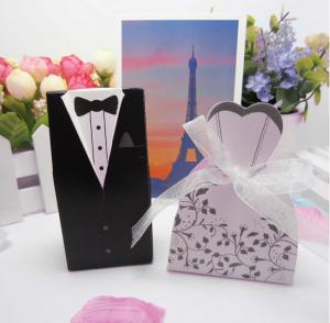 China Bride and Groom Ribbon Wedding gift box on sale