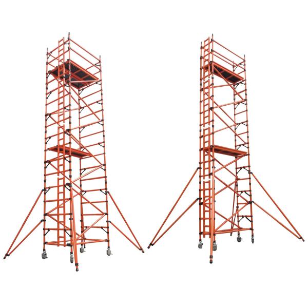 Non Conductive Insulated Scaffolding 2.8mm Thickness For Building Construction