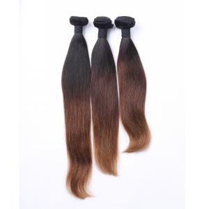 Buy cheap Factory supply Ombre 3 Color Silky Straight 100G Malaysian Remy Hair Extension product