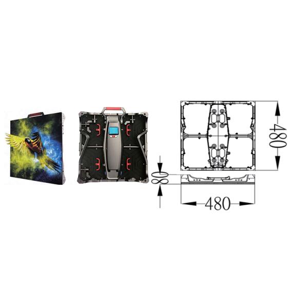 Ultra Thin Led Electronic Display Screen P1.6/ P2.5mm HD Front Rear Service