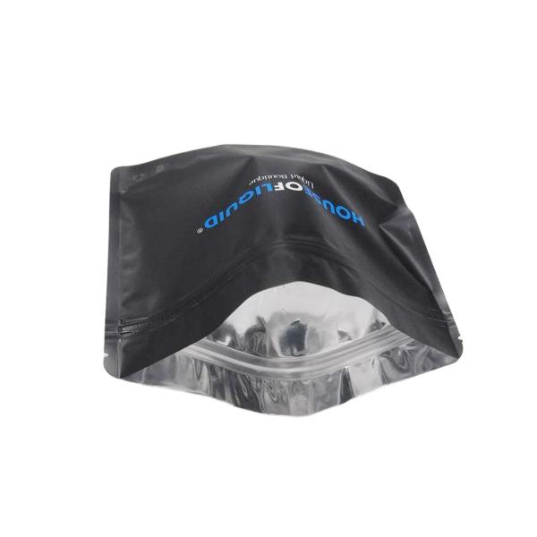 Mylar Stand Up Zipper Bag Smell Proof Pet Food Storage Resealable Stand Up Pouches
