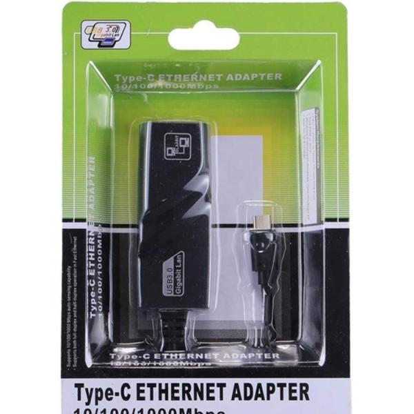 High Compatible USB 3.1 Type C Male to Gigabit RJ45 Ethernet Network Lan Adapter for Laptop Computer
