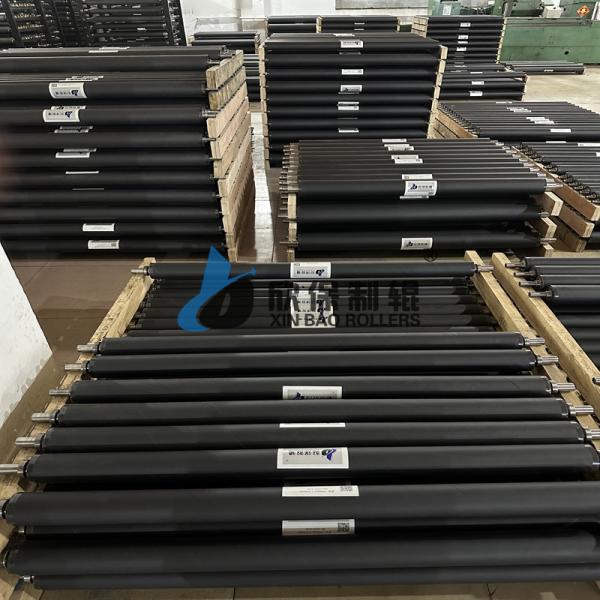 UV Rotary Machine Rubber Roller Good Dynamic Balance And Low Vibration Characteristics With Good Dynamic Performance