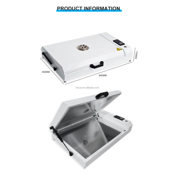 KECAI New Arrival A3 Dtf Oven Dryer Machine Professional Digital Temperature Control Heat Transfer Powder Curing 33Cm 30Cm