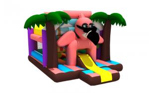 Buy cheap Colorful Inflatable Jump House Flamingo Cool Bird Kids Jumping Castle product