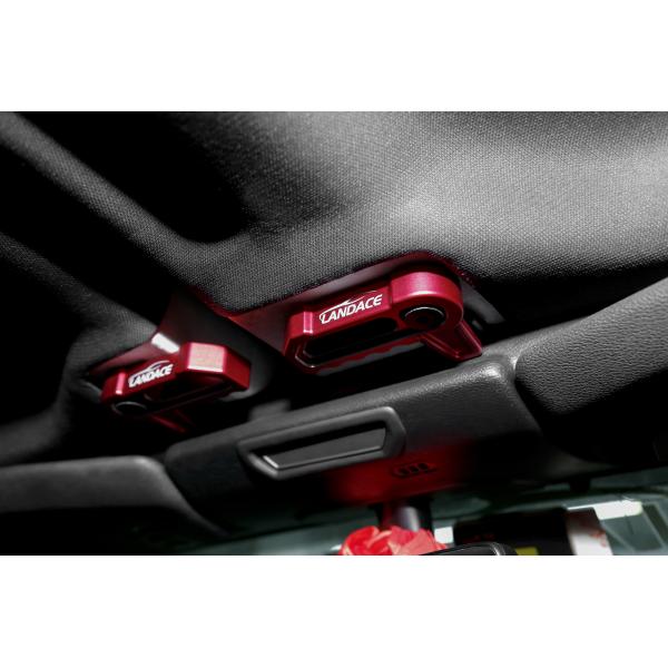Mechanical Style Hard Top Roof Removal Aluminium Switch Handle for Jeep Wrangler JK JL