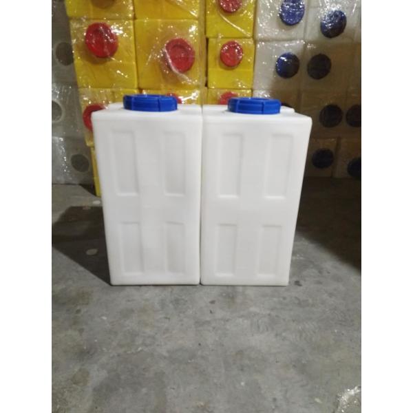 Rectangular Shape Plastic Water Dosing Tank 80 L Roto Molded Poly Material