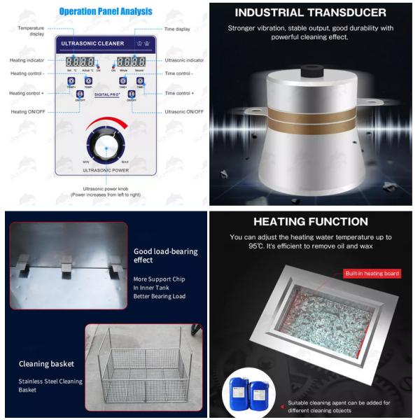 53L Industrial Ultrasonic Cleaner For Plastic Mold Injection Mold Die Casting Mold