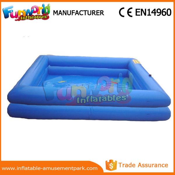 Circle / Square Large Adult Inflatable Swimming Pool Commercial Inflatable Water Pool