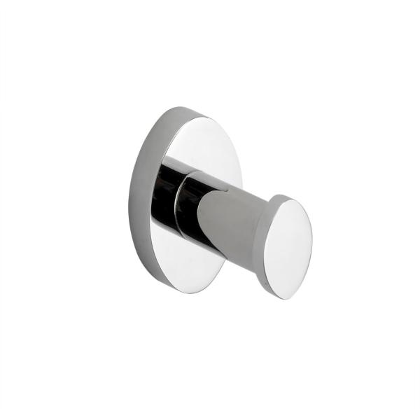 Single Robe hook&Clothing Hook&Hanging Hook -Chrome Color, Oval Plate ,Brass Materials