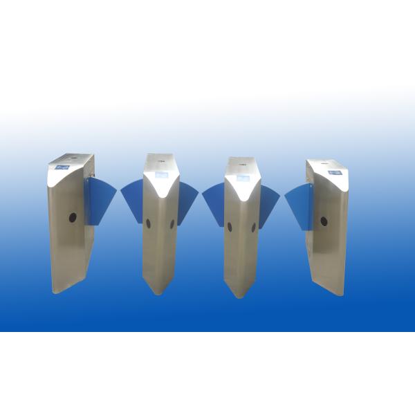 Intelligent Retractable Flap Barrier RS485 Communication Relay Input Card Swipe