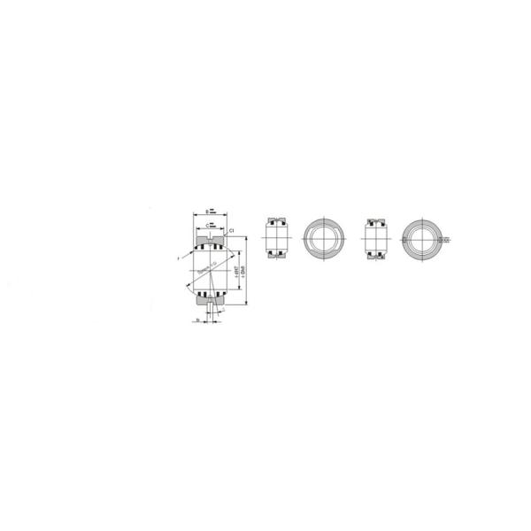 Spherical Plain Bearing , INW-Q10 Solid Lubricant Inlaid Globe Bearing