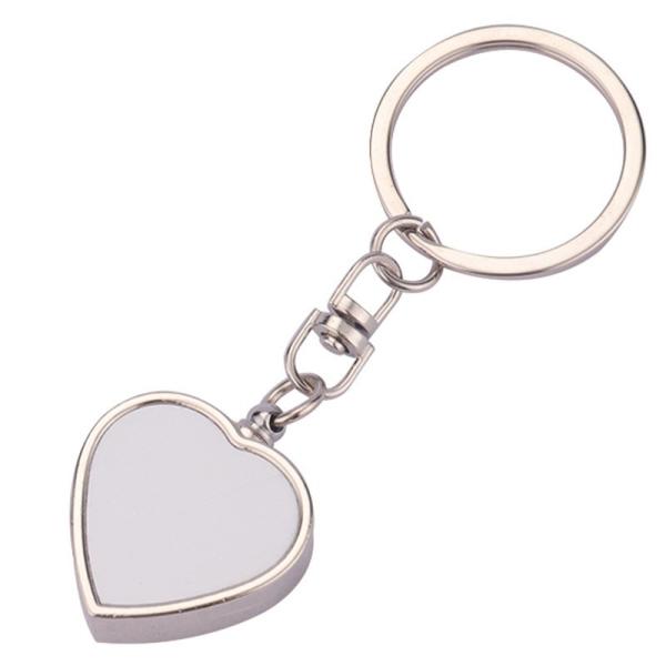 Cremation Keychain Memorial Ashes Keepsake Sublimation Urn Keychain With Filling Tool