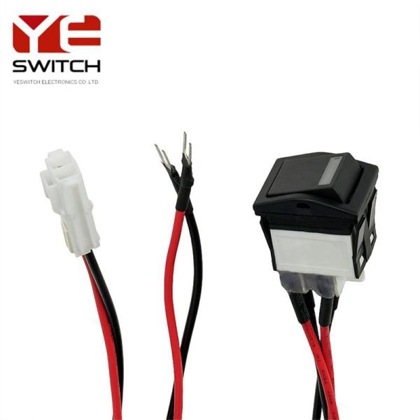 Double Pole Rocker Switch 20m Ohm 3 Position Momentary Toggle Switch