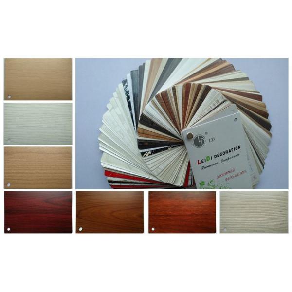 Wood Effect PVC Decorative Foil For Furniture Thickness 0.35mm Width 1400mm