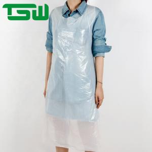 Buy cheap White Color High Strength PE CPE Waterproof Disposable Plastic Aprons product
