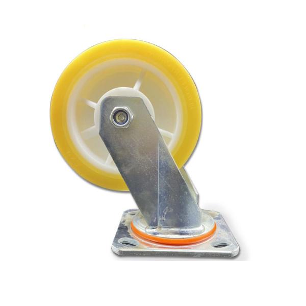 Transparent TPR Heavy Duty Swivel Castor Wheel with Brake Smooth and Quiet Movement