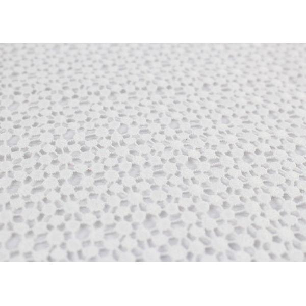 Milk Silk Water Soluble Lace Fabric For Bridal Dresses Circle Lace Designs
