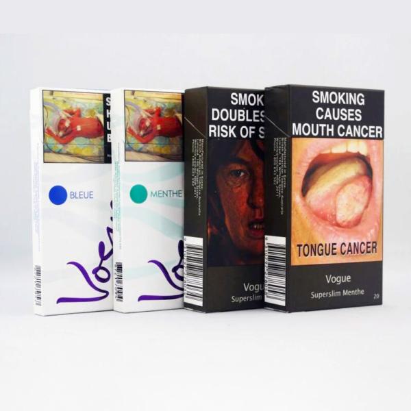 Silver Embossed Cigarette Boxes Inner Aluminum Foil Paper Tobacco Packing