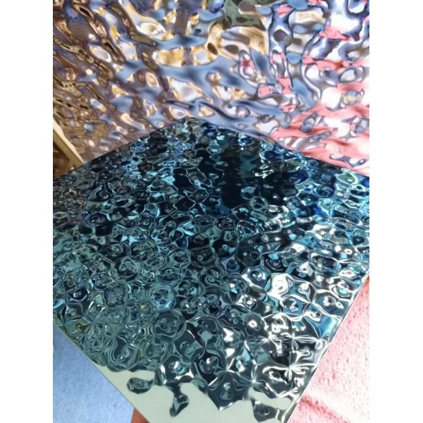 Pattern Stainless Steel Titanium Coated Decoraive Sheet For Cladding Wall Ceiling