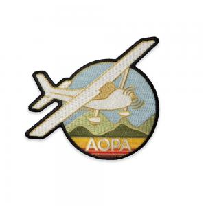 Buy cheap Flight Patches Embroidered Applique Hook And Loop For Clothes Badge product