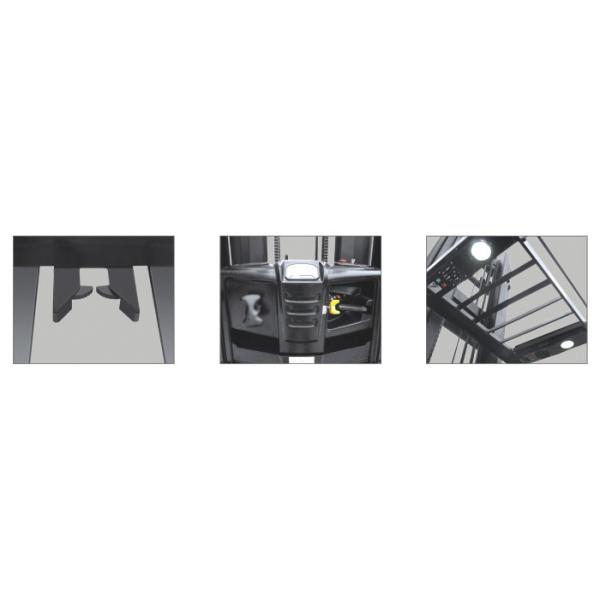 Electric Warehouse Order Picker , Narrow Aisle Order Picker Lift Truck Lifting Height 7000mm
