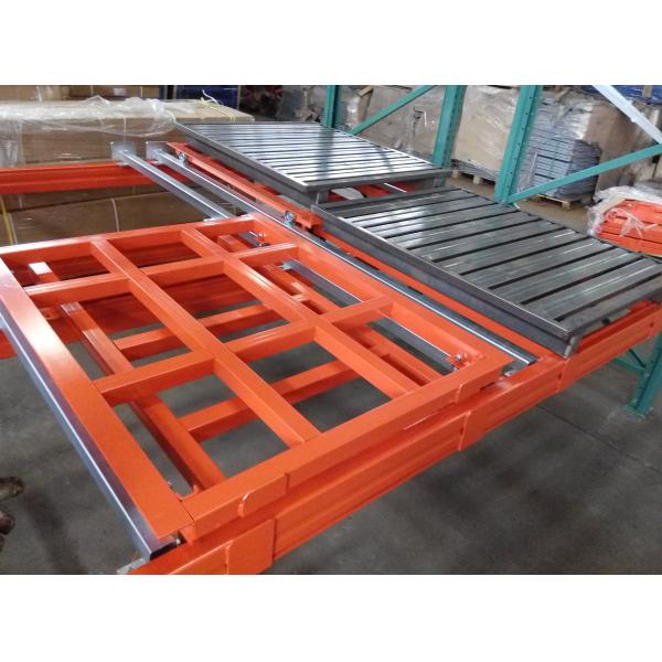 Industrial Push Back Pallet Rack System Powder Coating Or Galvanized ISO9001