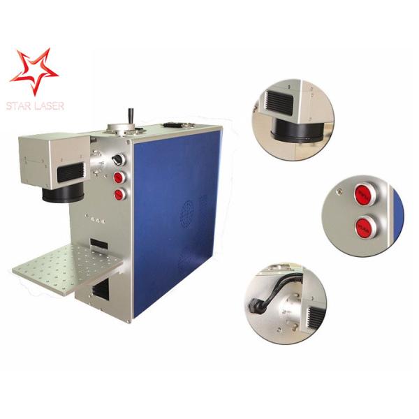 Mini Portable Fiber Laser Marking Machine Speedy With Long Span Working Life