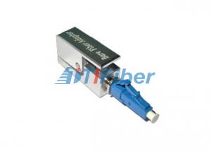 Buy cheap Square LC to Bare Fiber Optic Adapter with Ceramic Sleeve , Metal Housing product