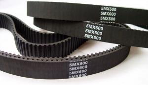 Buy cheap Heat / Oil Resistant Industrial Timing Belts Rubber Material Black Color product
