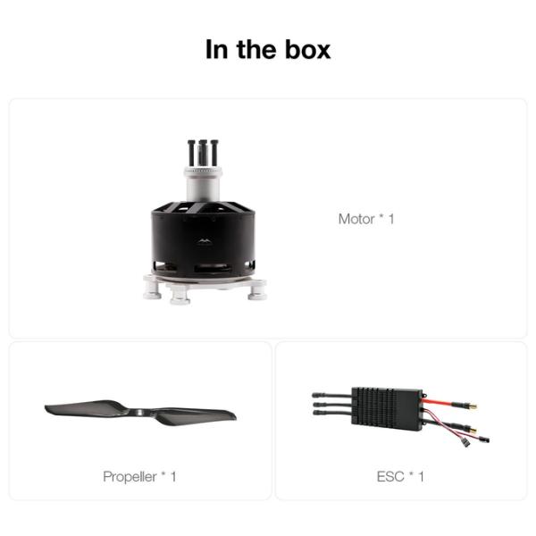 42KG UAV Propulsion System With 12090 BLDC Motor And 24S 150A Motor Controller