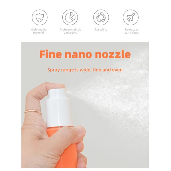 30ml/100ml PET Cosmetic Mist Pump Bottle Plastic Pump Spray Bottle Personal Care Perfume UKP12