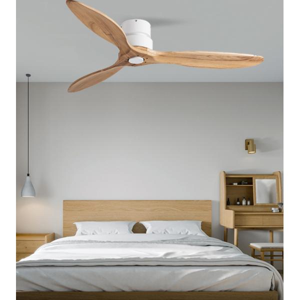 Modern Hanging Ceiling Fan With Light 3 Blade Flush Mount Ceiling Fan