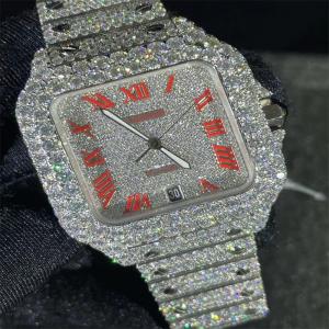 Buy cheap GRA Moissanite Iced Out Watch  Men VVS Hip Hop Diamond Watch In Europe product