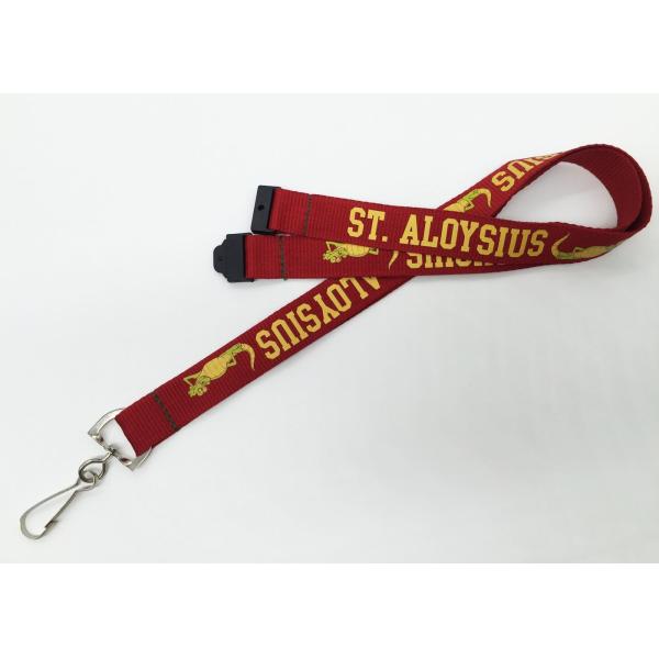 Promotion Gifts Silk Screen Lanyards / Breakaway Id Lanyard With Colorful Stars