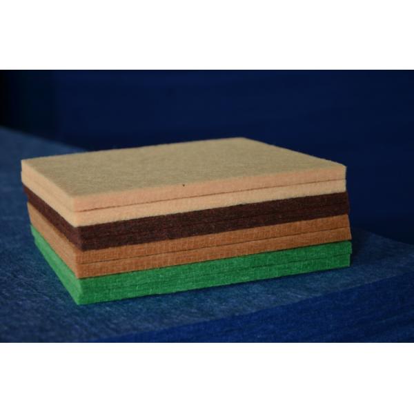 Diffusers Ceiling Rockwool Material Theater Polyester Acoustic Foam 2420 * 1220 mm