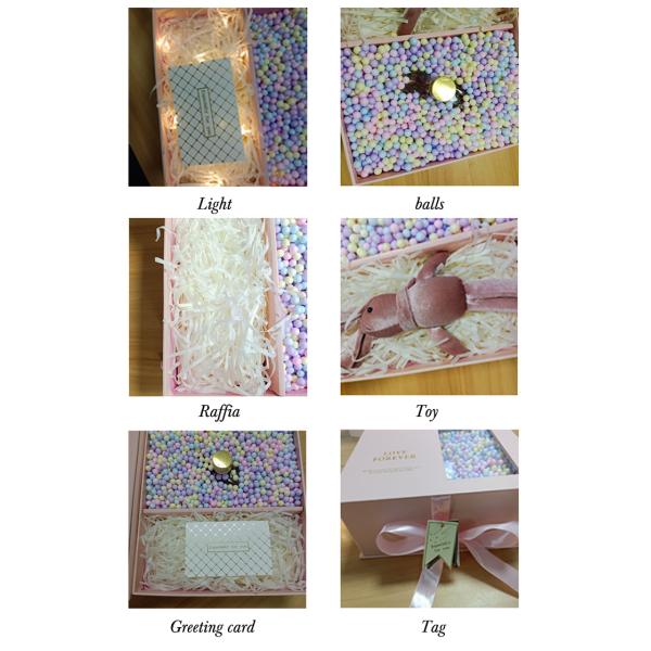 Ribbon Bow Cardboard Gift Packaging Box Bulk Flower Boxes