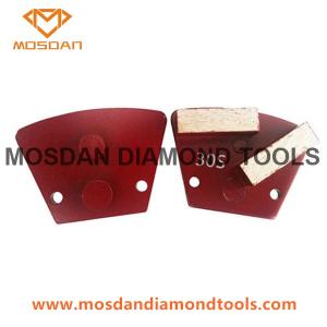 Buy cheap Trapezoid 2 bars STI  Prep/master Grinding Disc Plate for Concrete Finished product