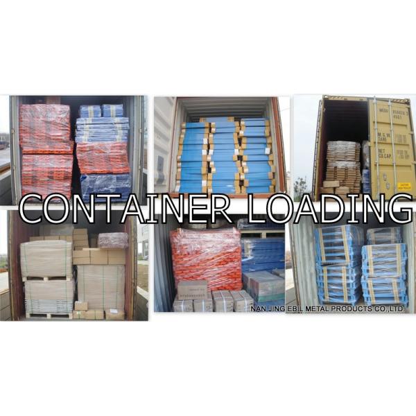 Steel Automated Pallet Runner Rack System Warehouse Pallet Storage SGS Certificate