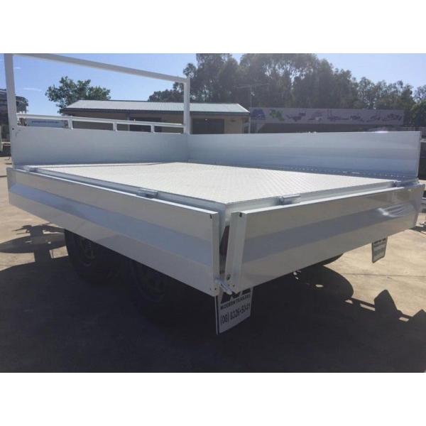 Customized Tray Top Trailer 8x5 Tandem Trailer With Or Without Sides