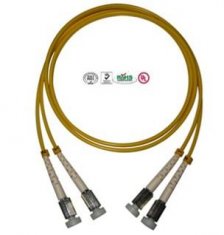 Buy cheap Single Mode D4 Fiber Optic Patch Cord Simplex Duplex Double Cores product