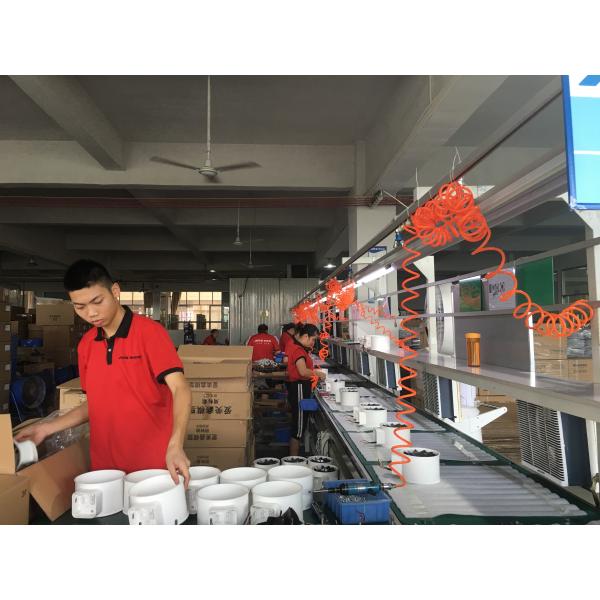 100mm - 315mm Mixed Flow Industrial Inline Duct Fans 100% Copper Wire Motor