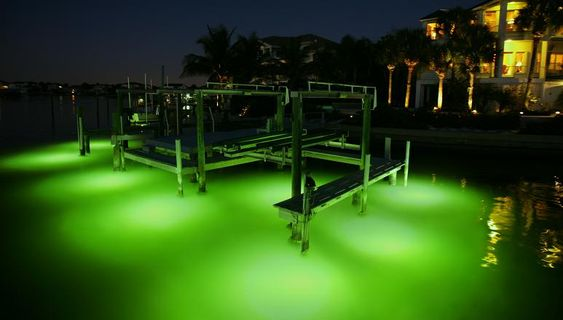 Waterproof IP68 45W Underwater Pond Lights 316L Stainless Steel