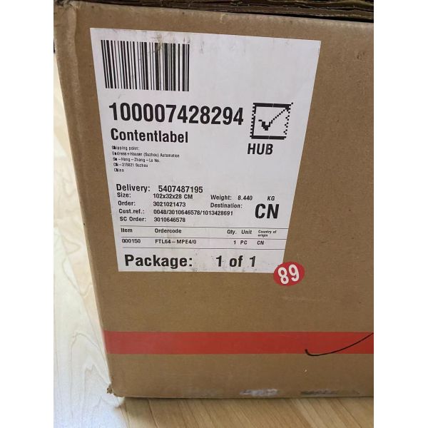 E+H FTL64-MPE4/0 High-Temperature Vibronic Tuning Fork Point Level Switch