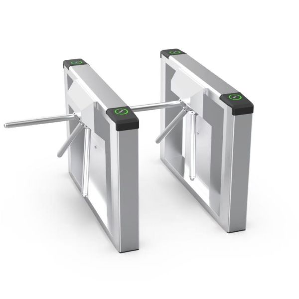 Automatic Optical Swing Turnstile , Flap Barrier Turnstile Gate With Face Recognition