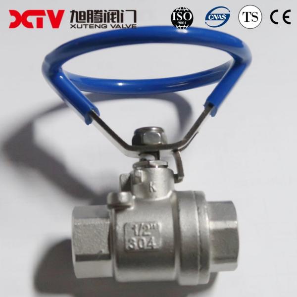 Round Handle Threaded Connection Stainless Steel Ball Valve with Customizable Options
