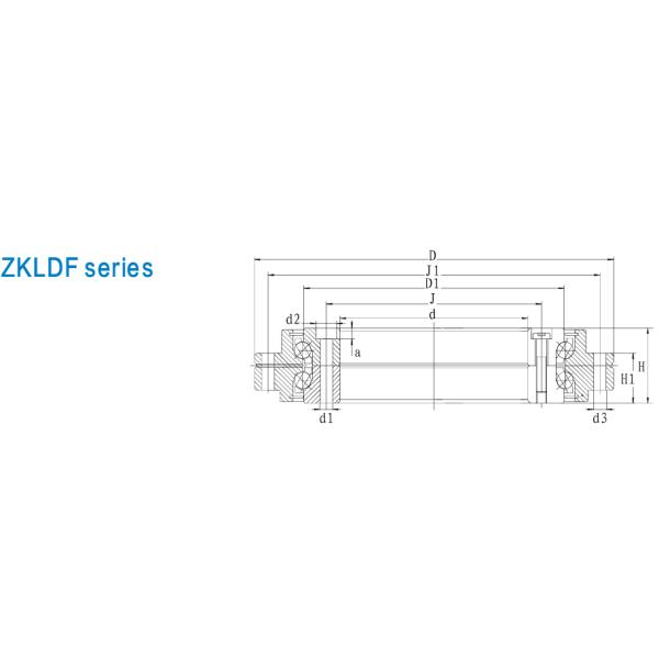 ZKLDF150 size 150x240x40mm ZKLDF Series rotary table bearings|high speed