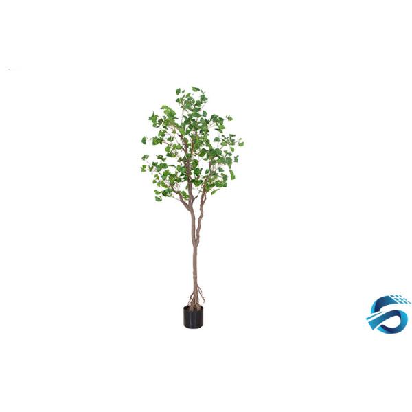 Three Dimensional Artificial Ginkgo Tree Nontoxic Smell Easy Installation