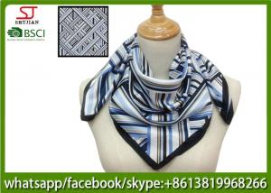 Buy cheap 55*55cm 65%cotton 35%polyester imitated silk digital print squre scarf fashion hot sale best price product